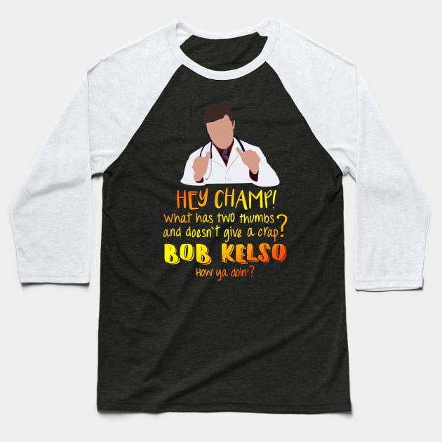 Hey Champ! Baseball T-Shirt by SirTeealot